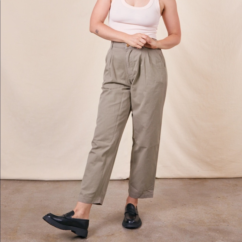 Big Bud Press Trousers - Khaki Grey M